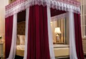 4stand daimand net with curtain