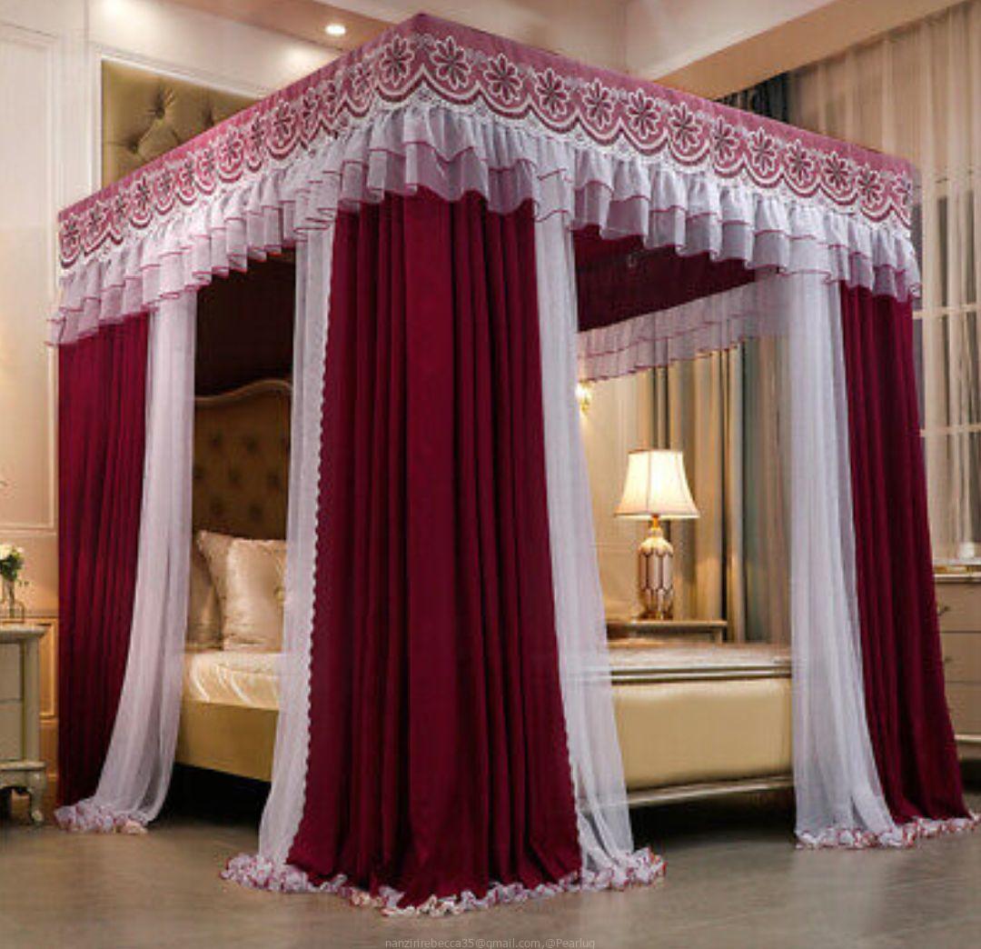 4stand daimand net with curtain
