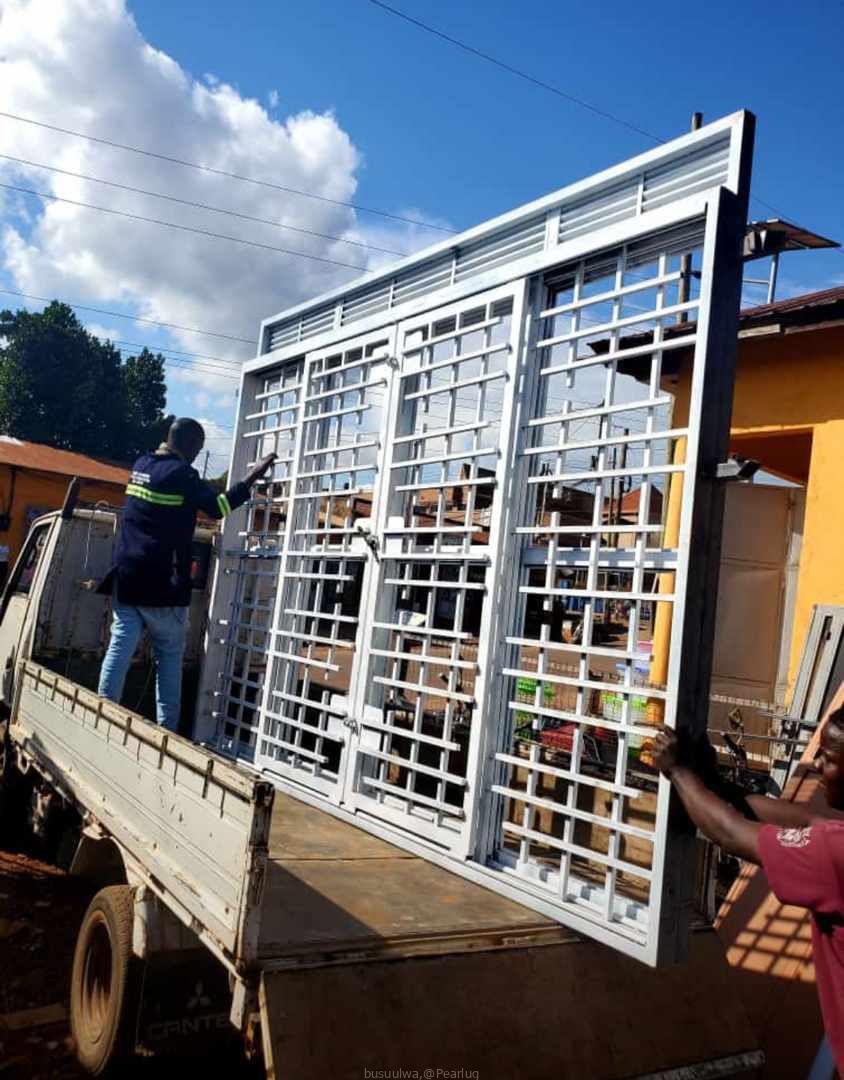 Front sliding window door