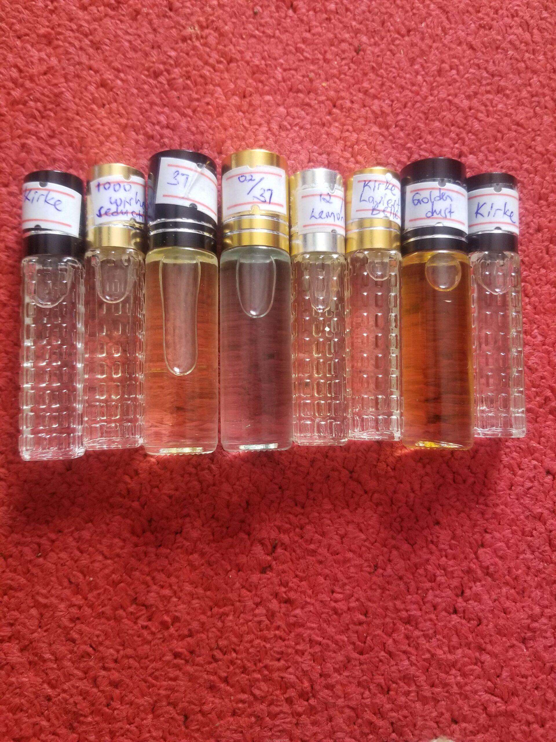 Oil perfumes of all sizes