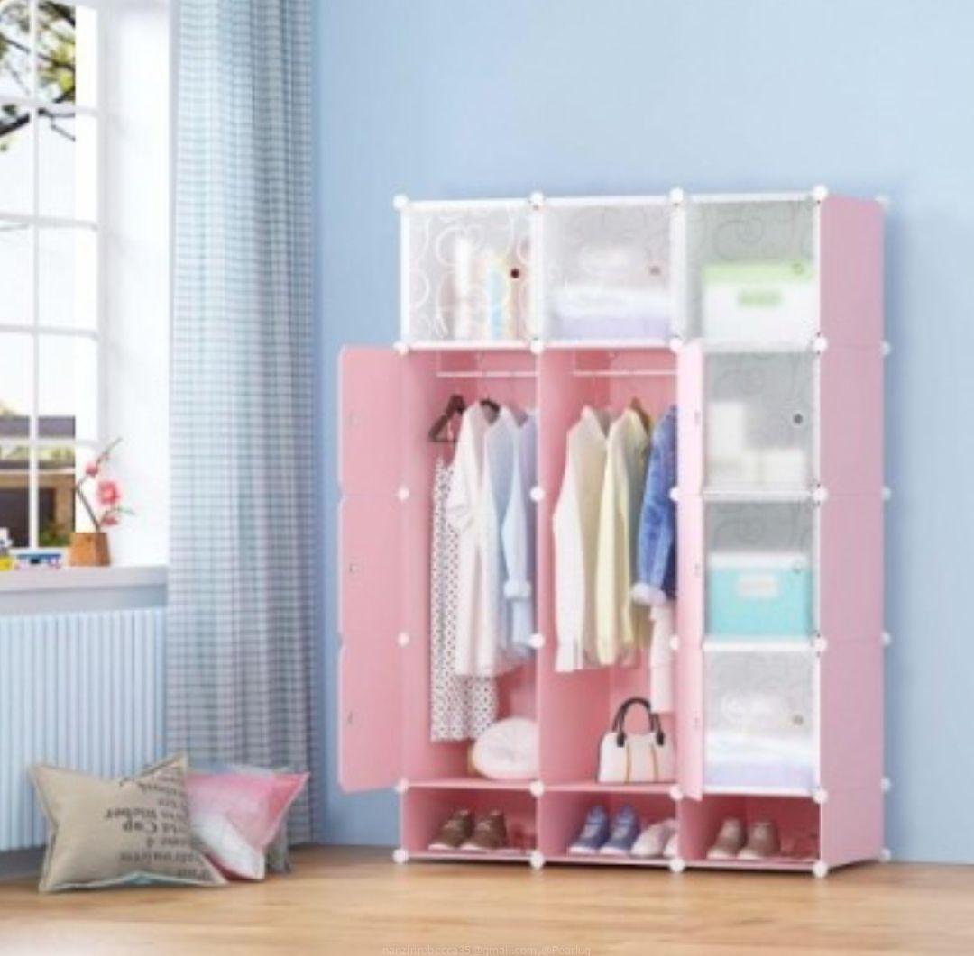 3colom plastic closet