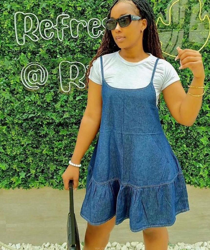 Denim dress