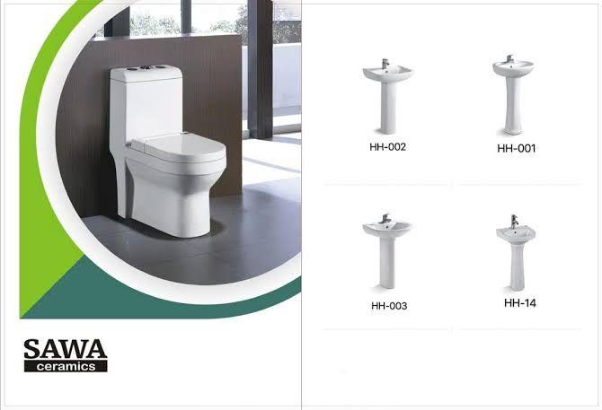 Bathroom toilets.
