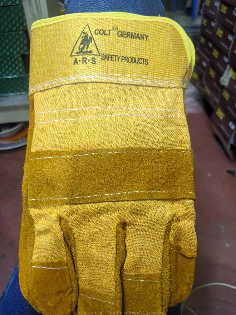 Cool germar leather gloves short