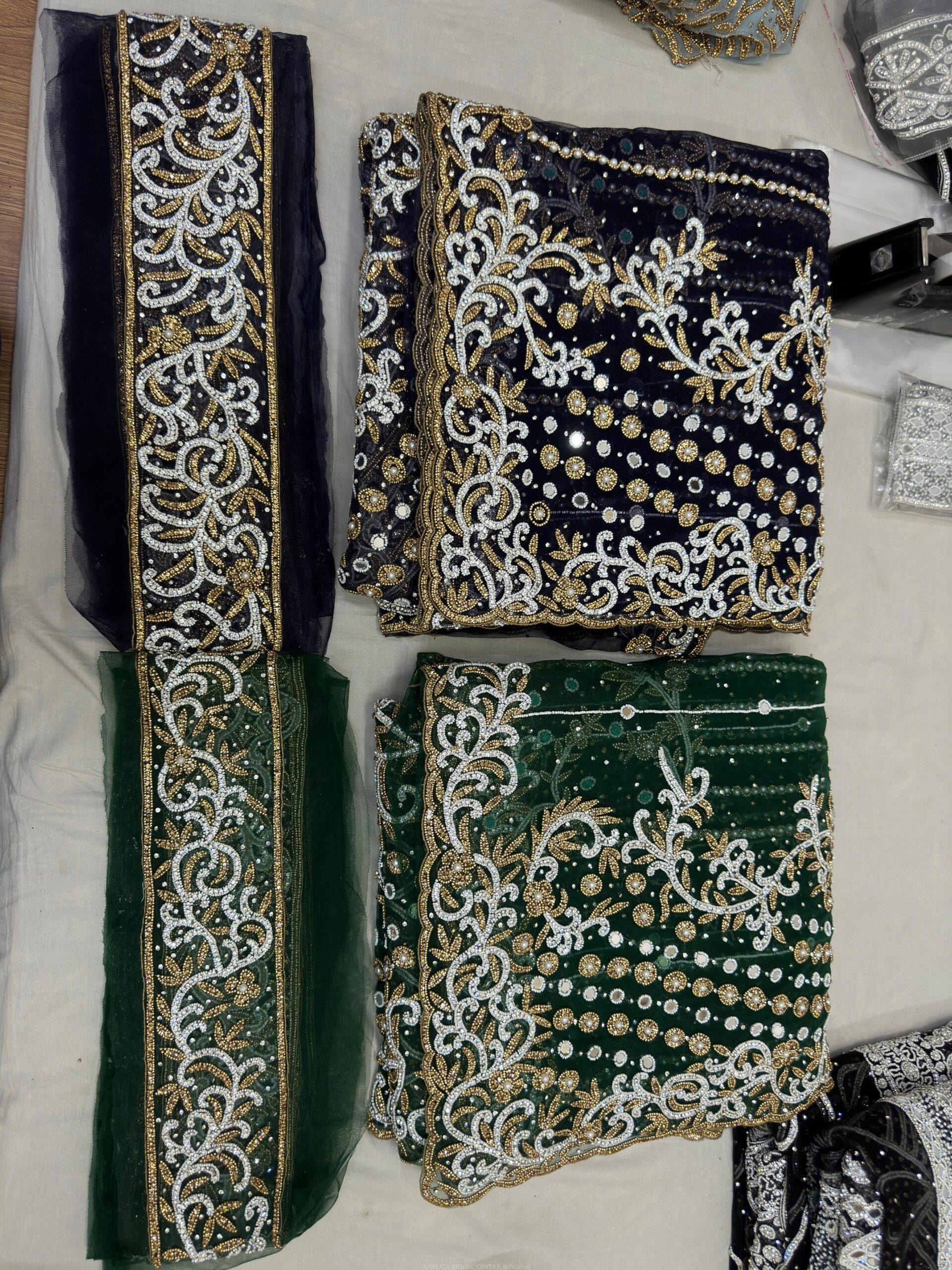 New arrival of bridal materials