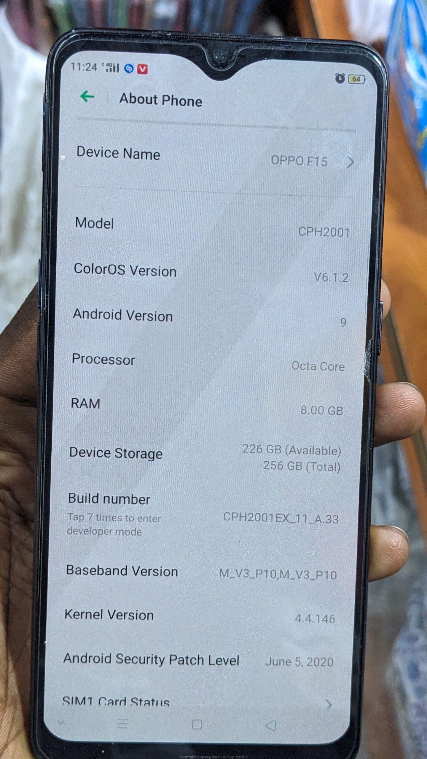 OPPO F15