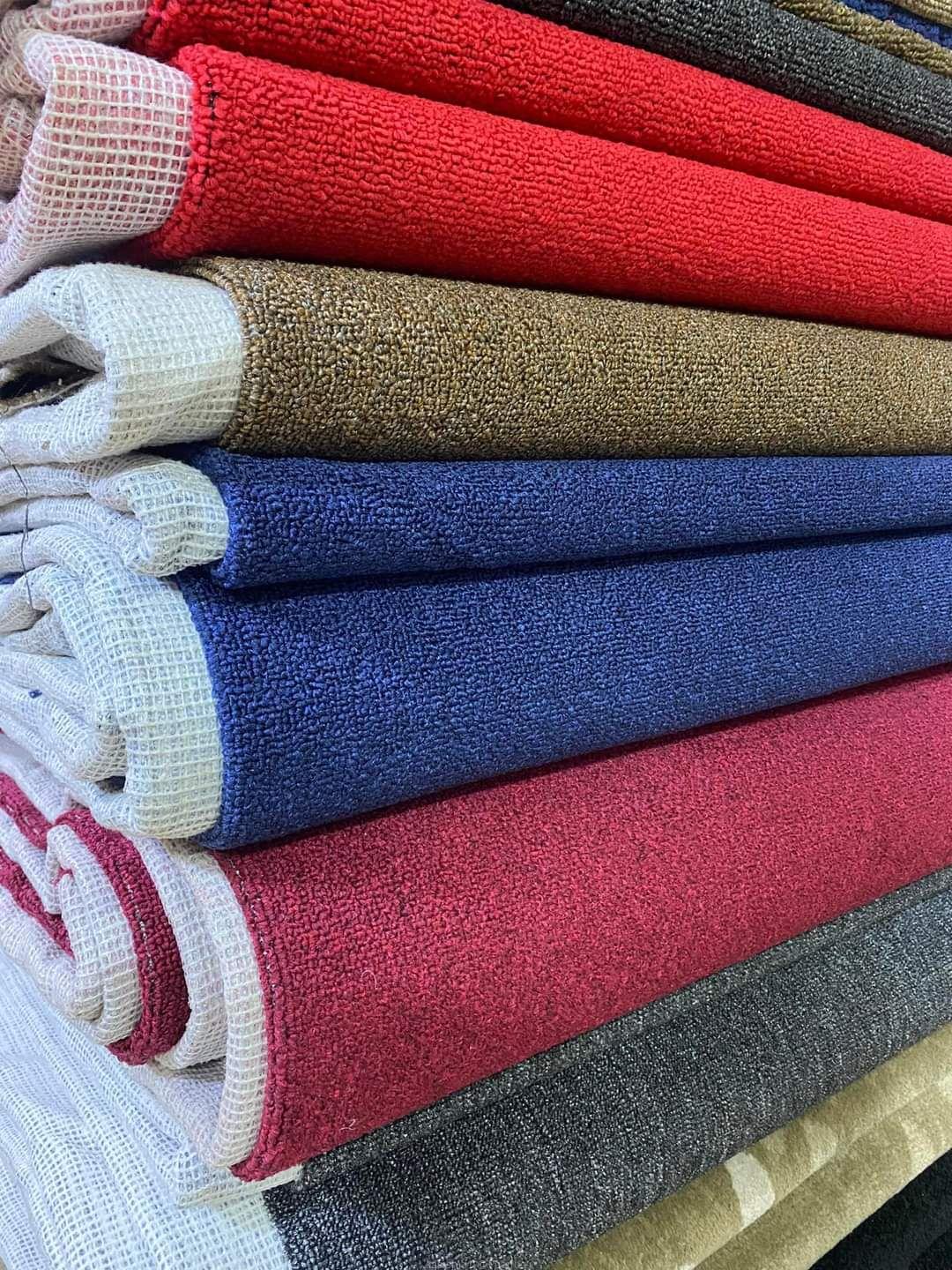 Wall to wall woolen carpets