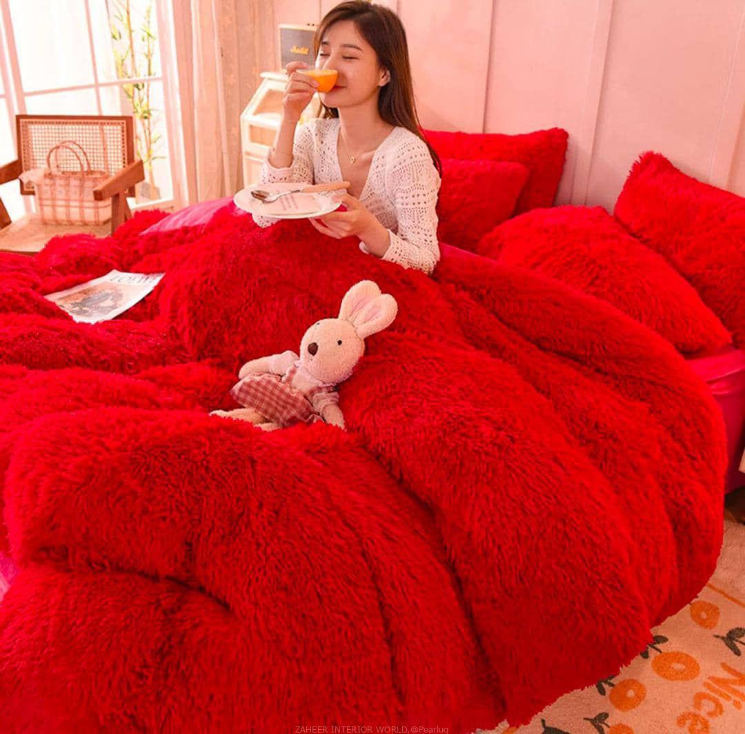 3pcs fluffy duvets