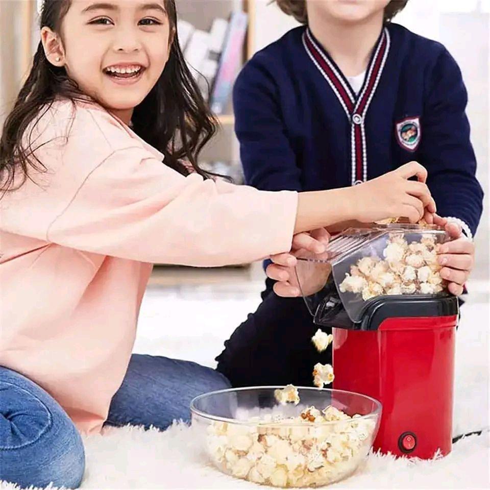 Portable electric popcorn machine