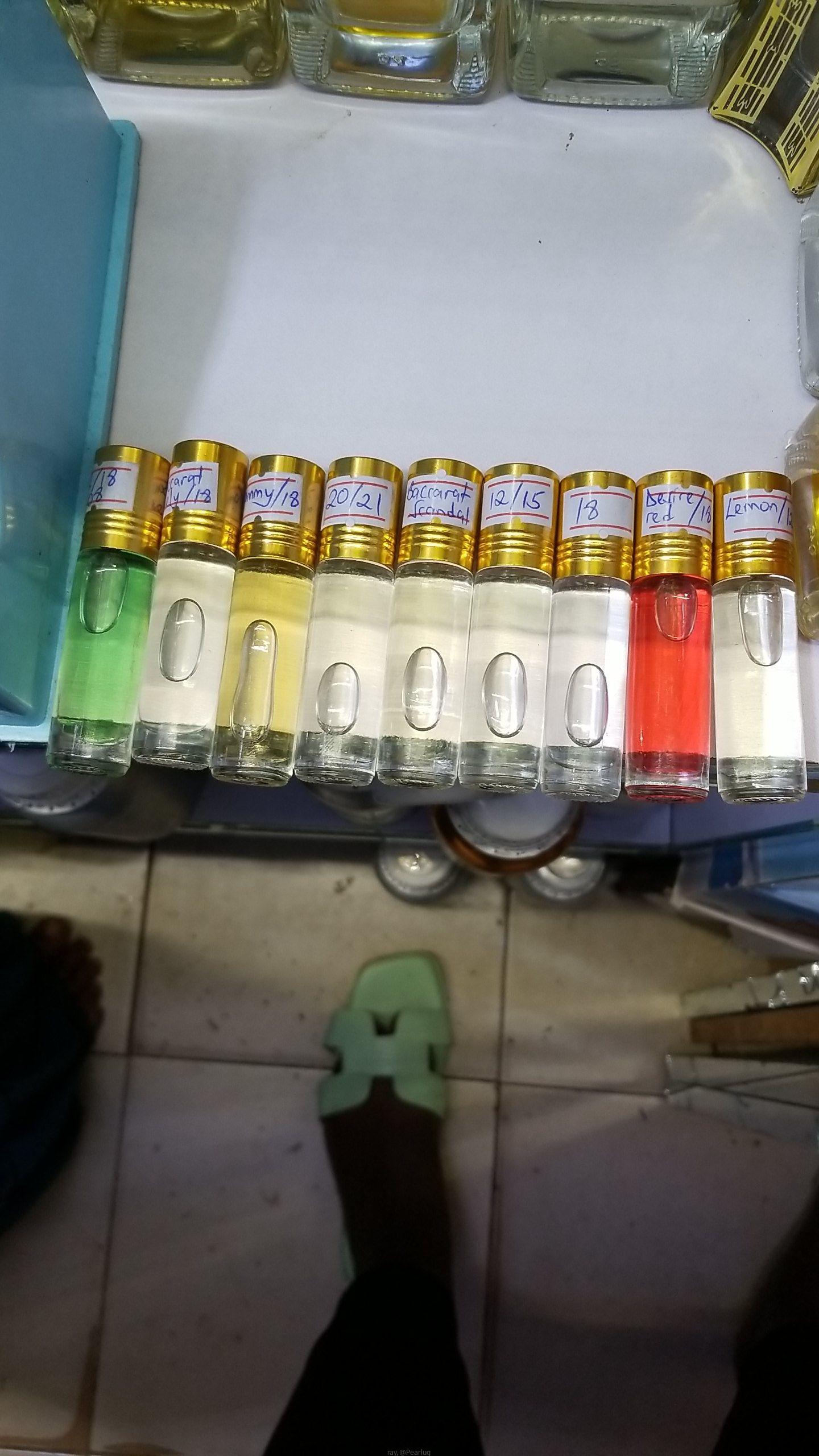 Oil perfumes of all sizes