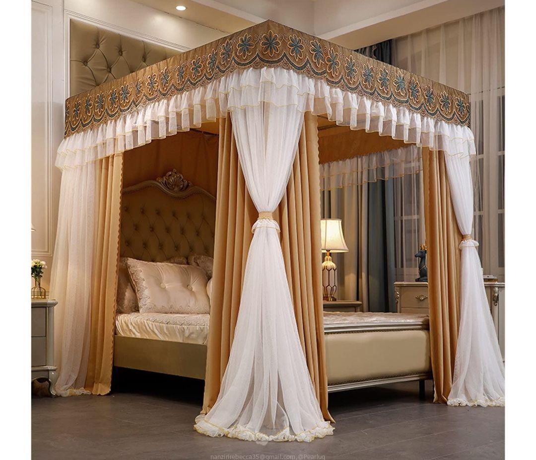 4stand daimand net with curtain