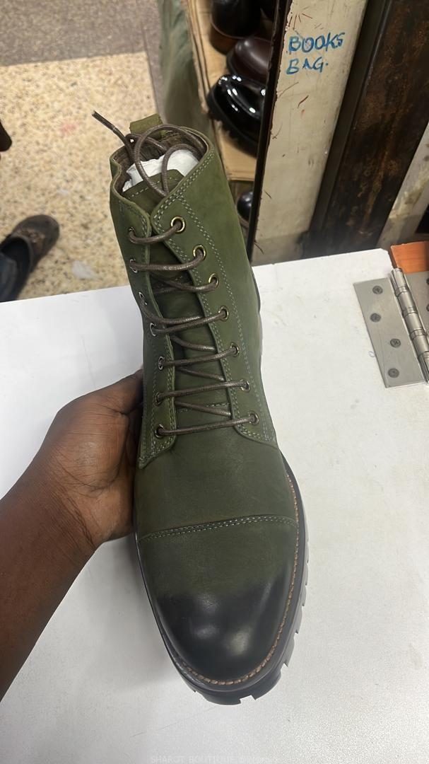 Timberland green boot gentle