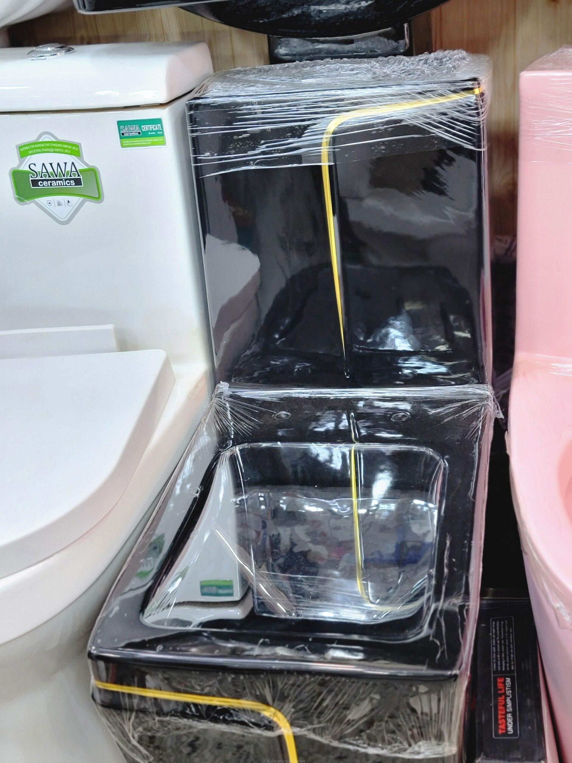 Black Gold Toilet set