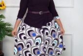 Office round dress