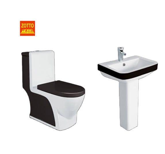 Bathroom toilets.