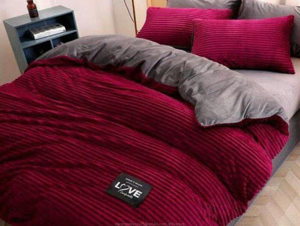 4pcs coral duvet