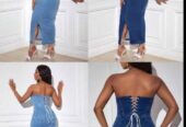 Denim dresses and two piece