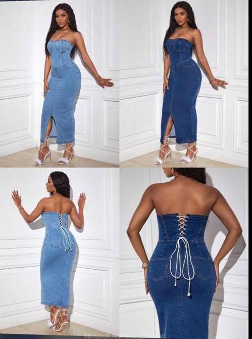 Denim dresses and two piece