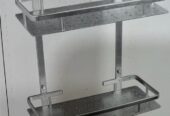 Conner and straight wall shelf