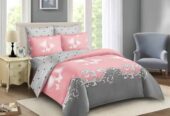 4pcs duvet 5*6 cotton with 2pillowcases, 1bedaheet and 1duvet