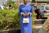 Tiel blue dinner dress