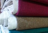 Wall to wall woolen carpets