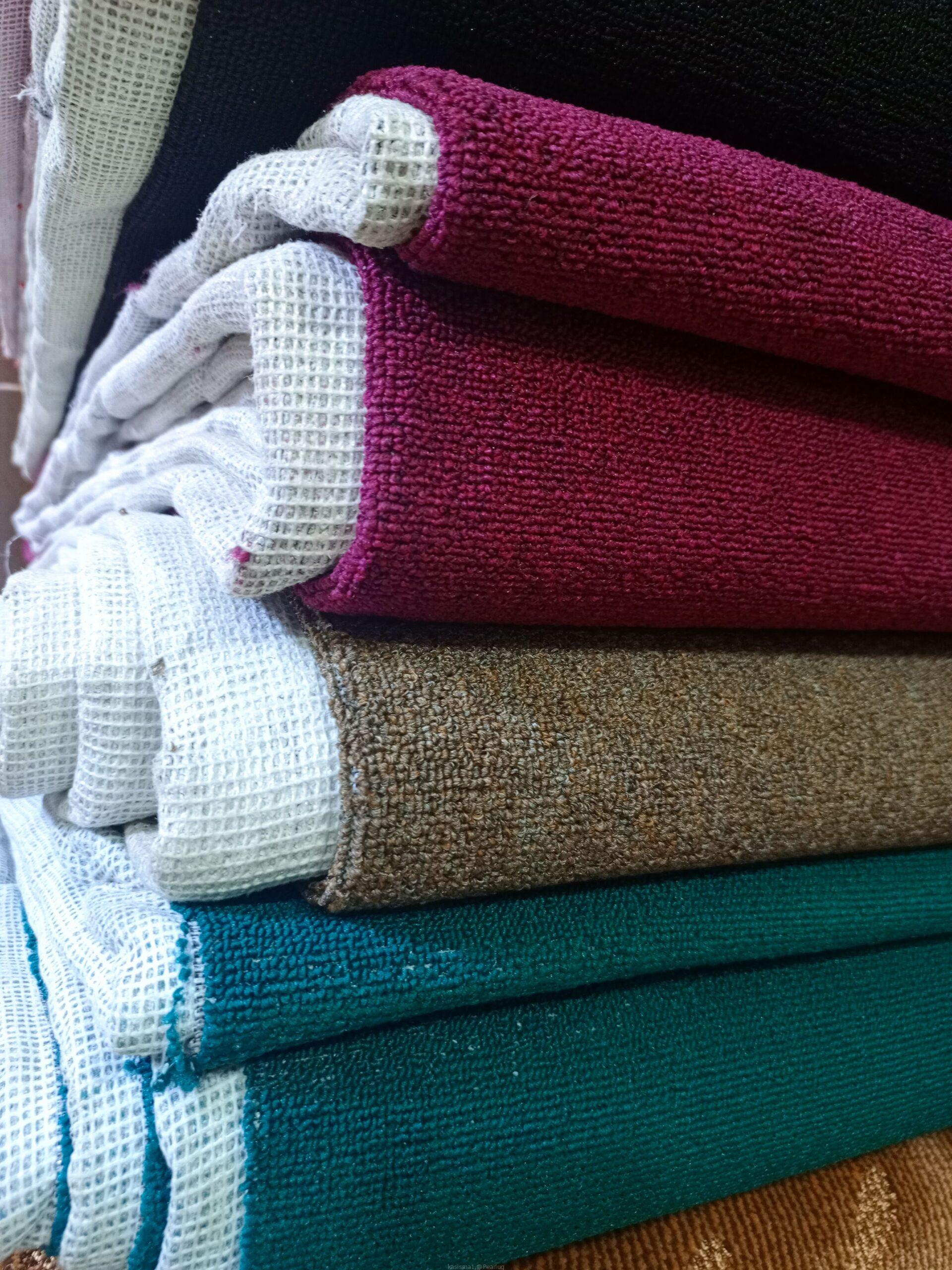 Wall to wall woolen carpets