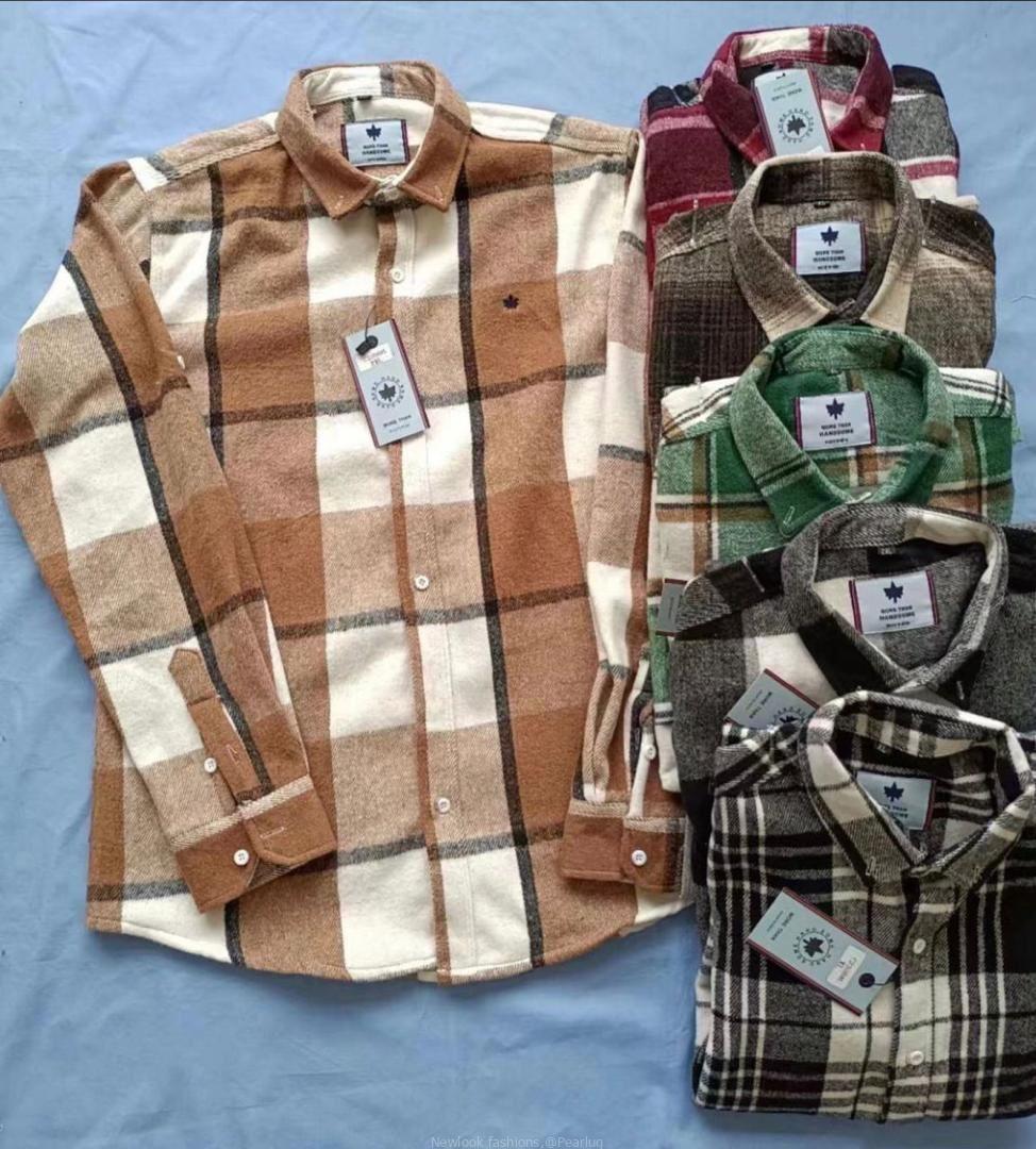 Unisex checked shirts