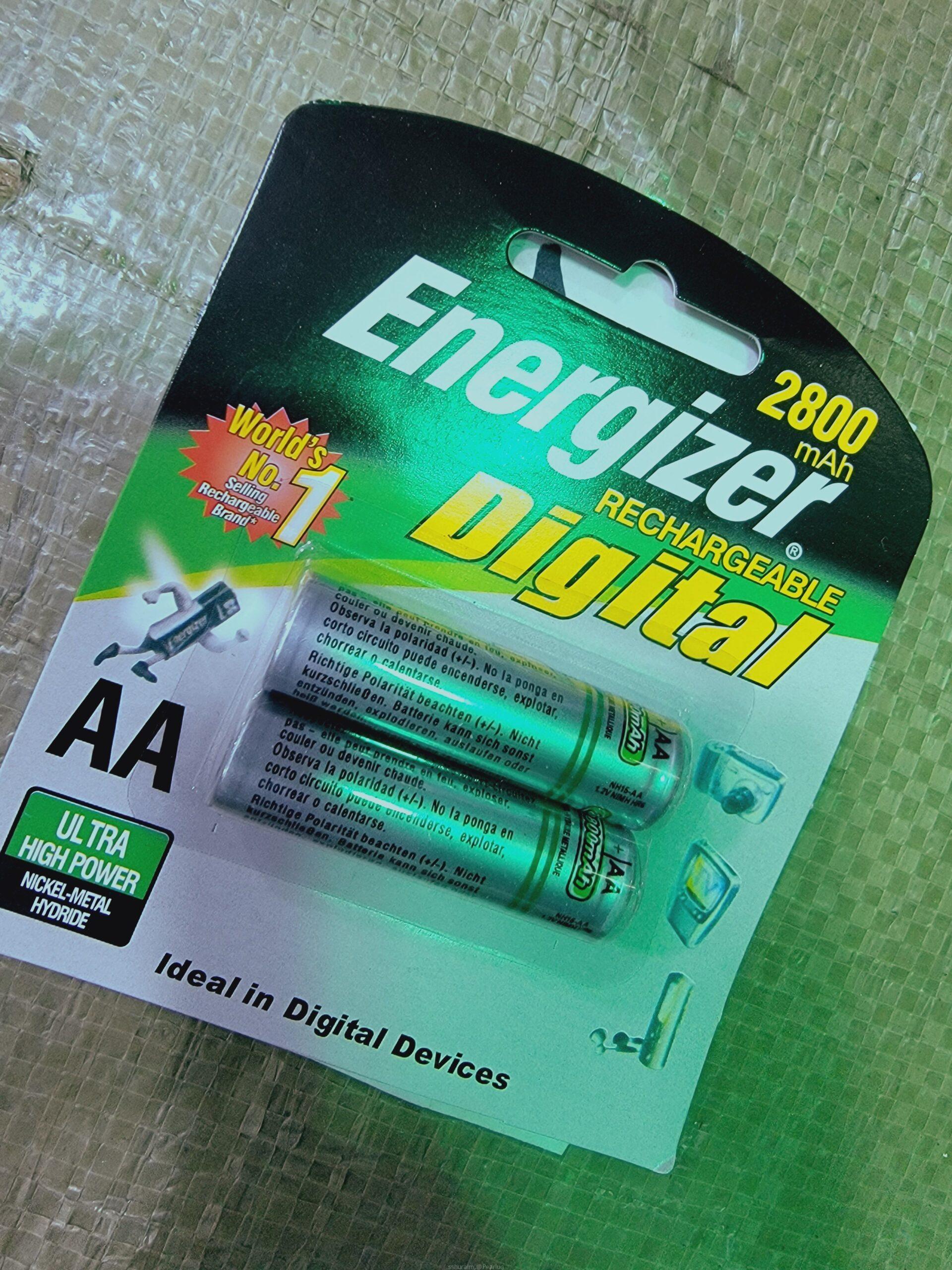 Energizer AA and AAA rechargeable batteries