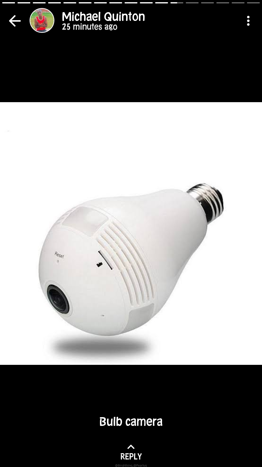 Bulb spy camera