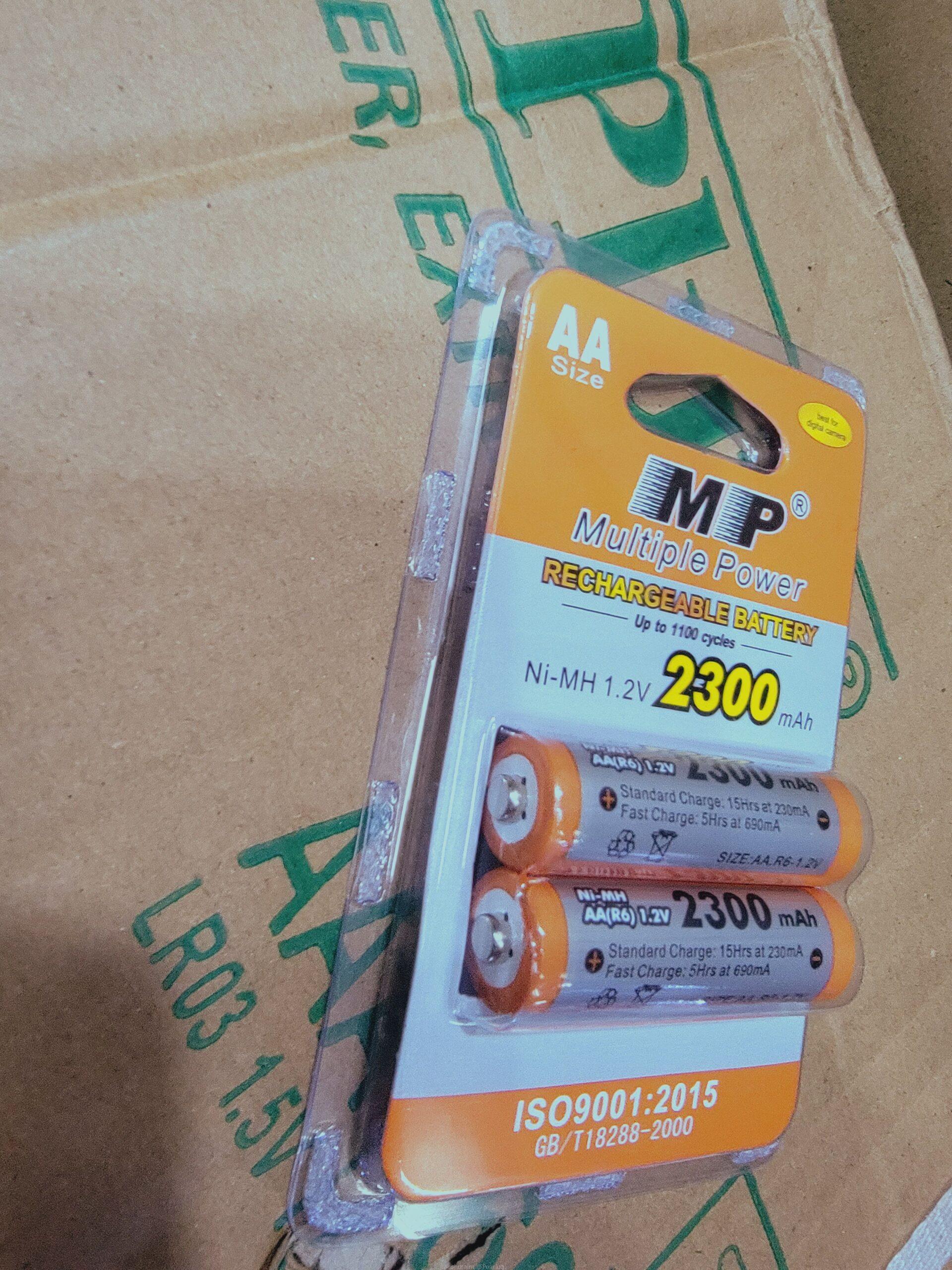 Mp powerful rechargeable batteries both AA¹