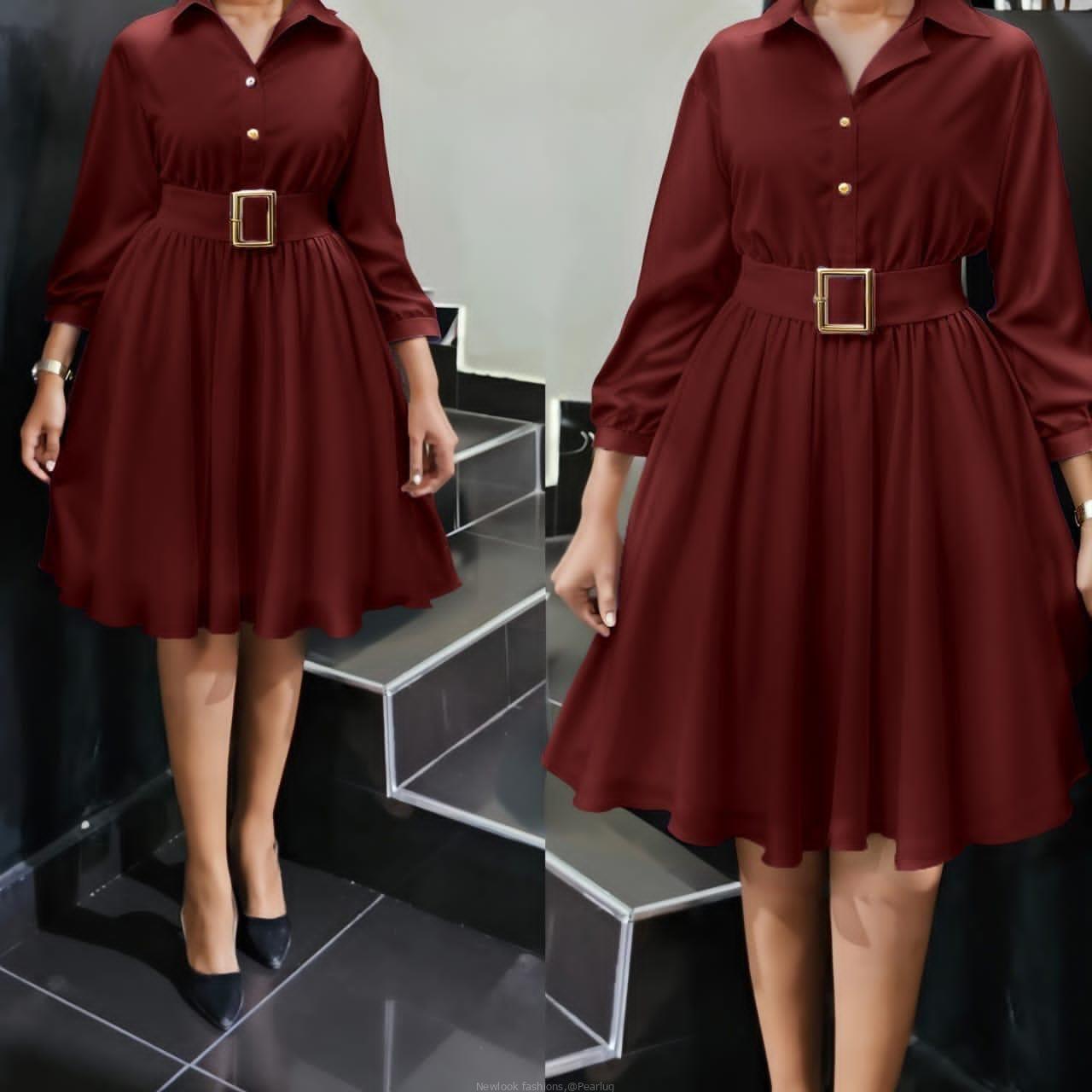 Classy round dresses