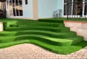 Green grass tuff