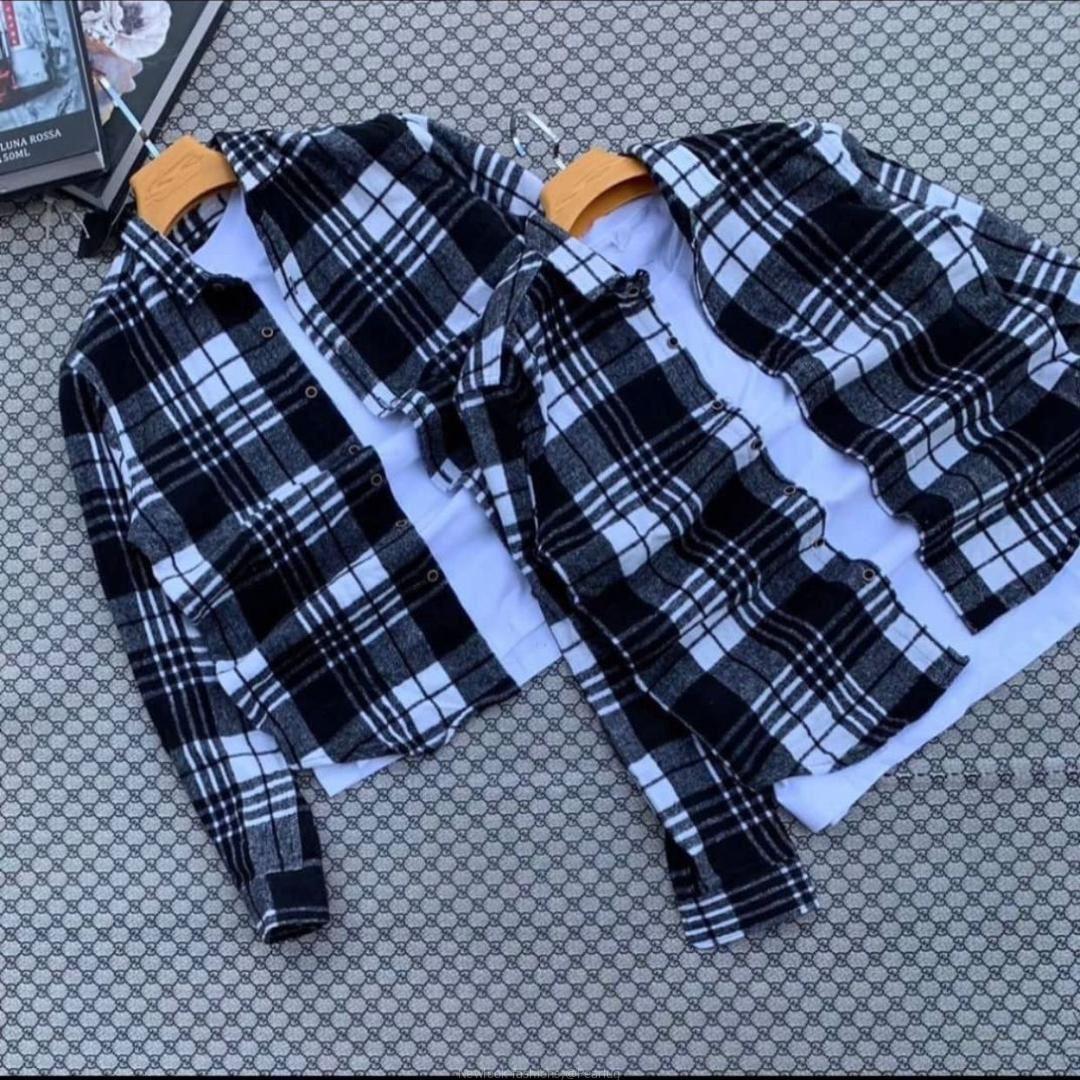 Unisex checked shirts