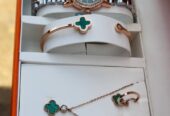 Lady watches with attached jewelry