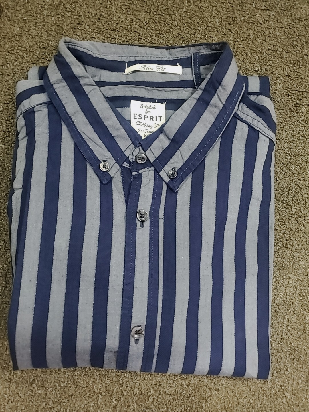 Long sleeved Stripped cotton shirt