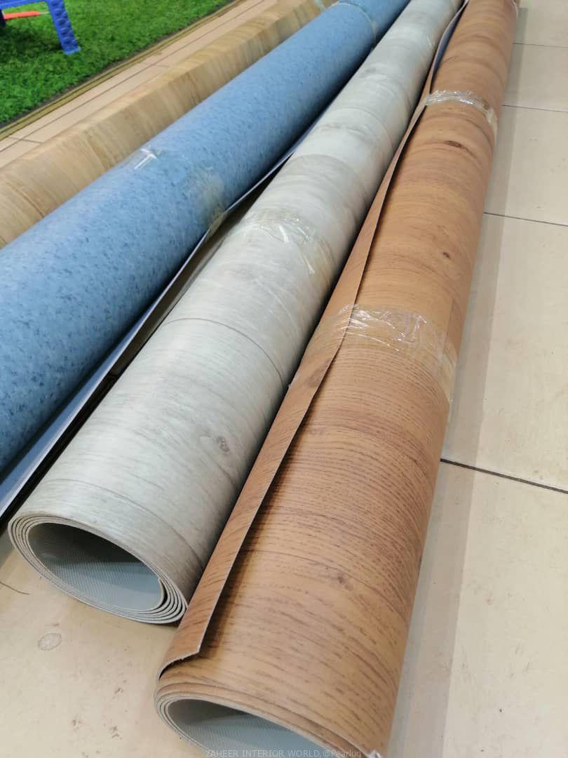 Industrial hard rubber carpets