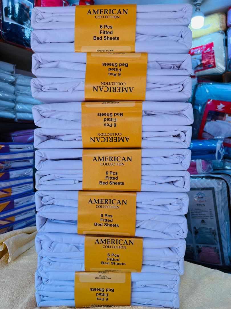 6pcs bedsheets 6*6 with fitted