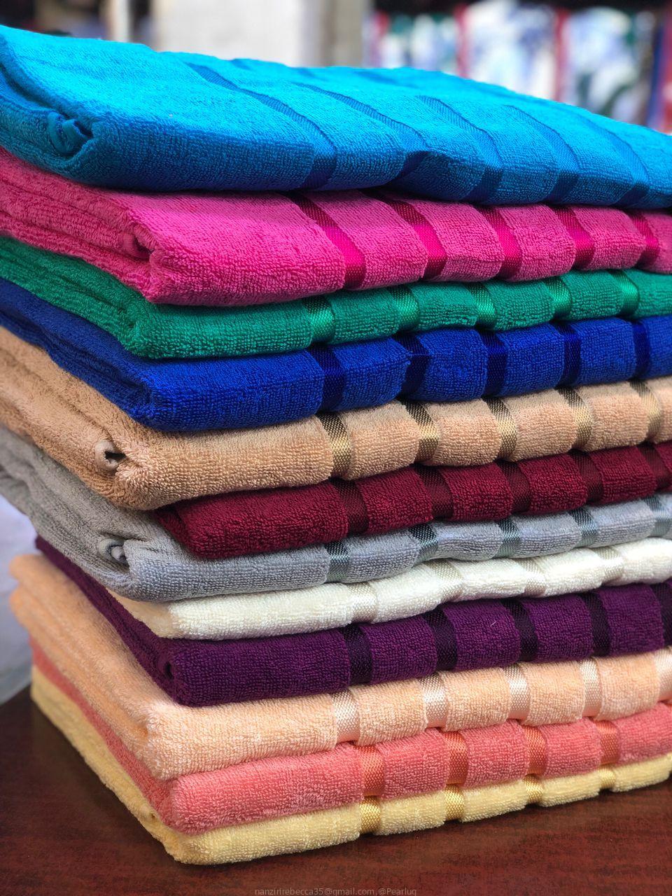 Large cotton towel