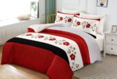 4pcs duvet 6*6 with 1bedsheet , 1 duvet and 2pillowcases