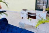 Sofa,tv stand, center piece