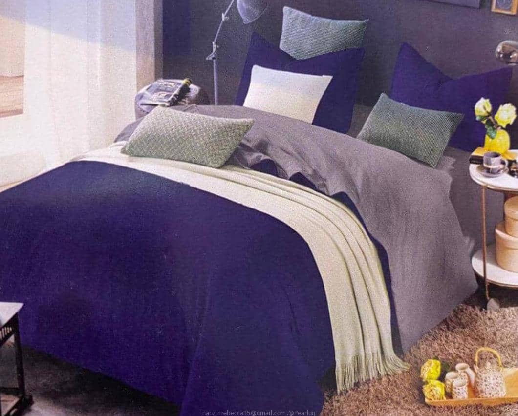 6pcs duvet king size has 4pillowcases, 1bedsheet and 1duvet