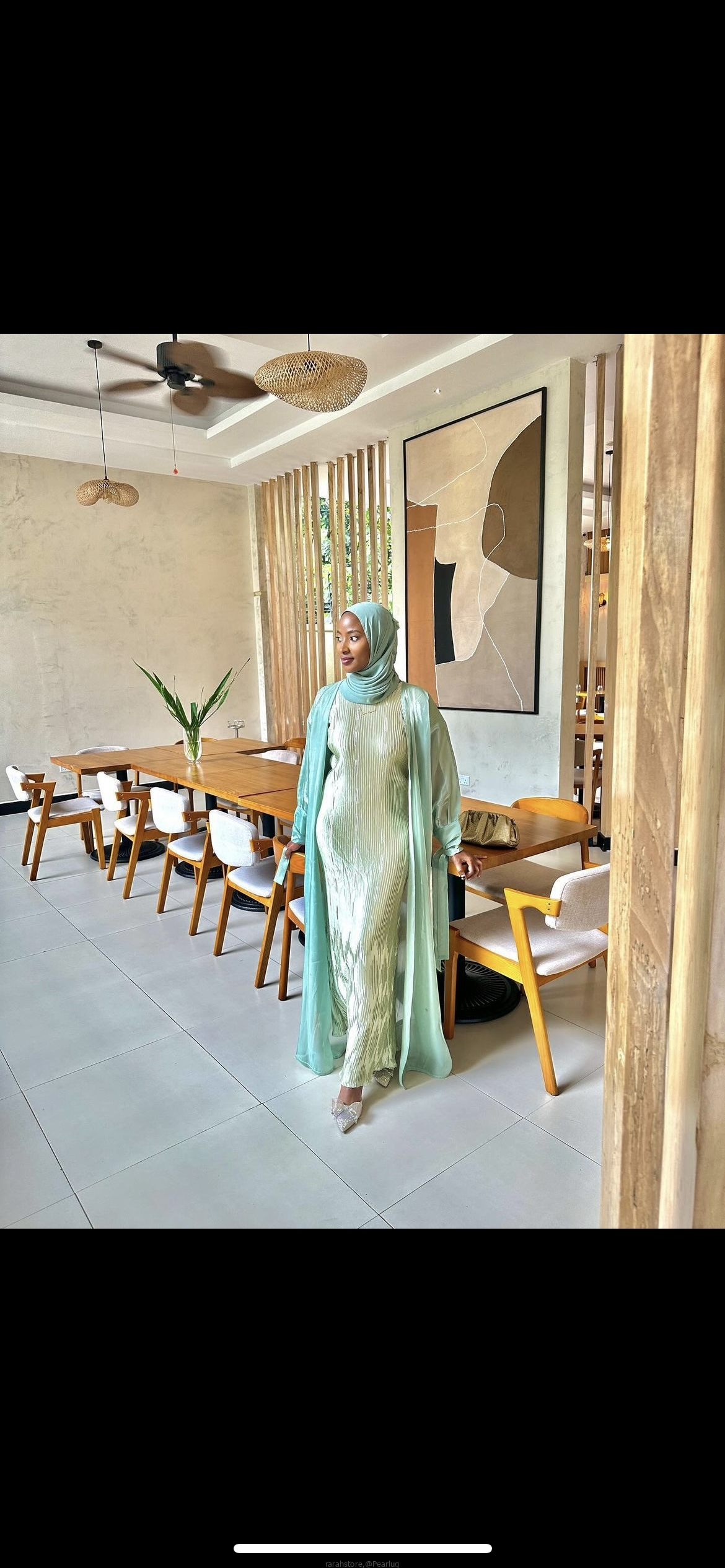Two piece Abaya