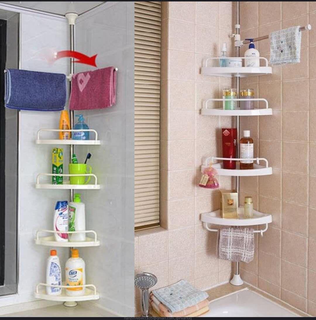 Corner ruck toilet organiser
