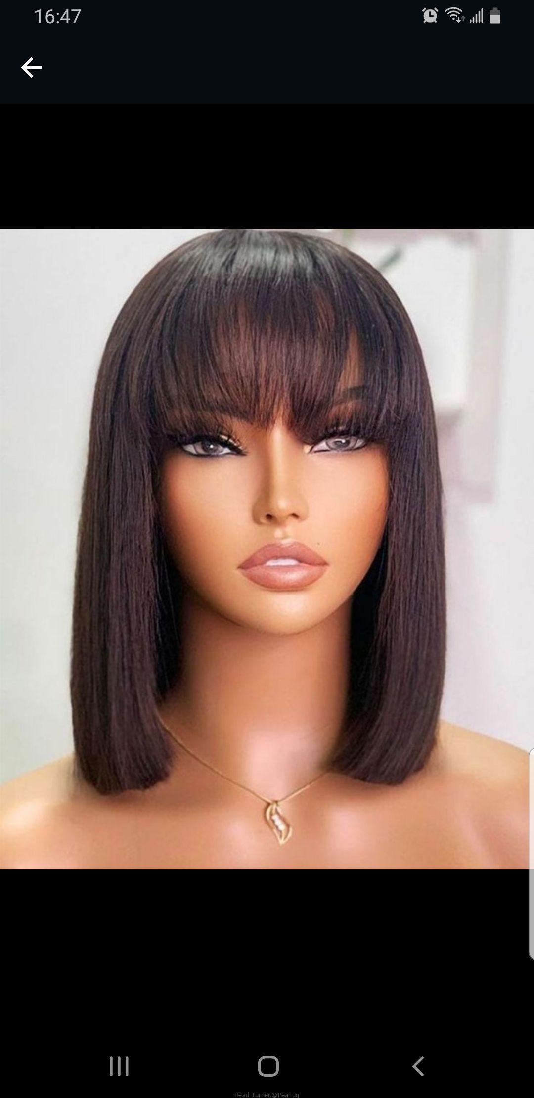 Bob fringe wigs