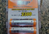 Mp powerful rechargeable batteries both AA¹