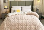 4pcs fleece duvet king size