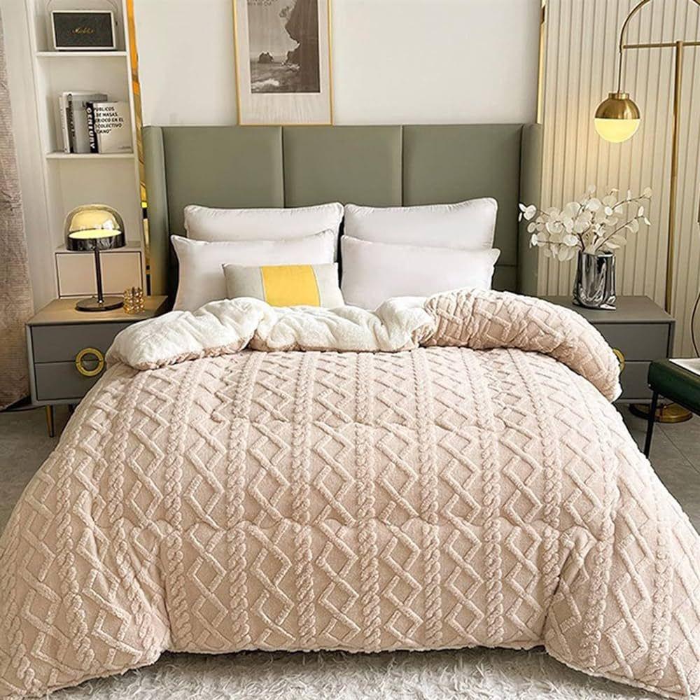 4pcs fleece duvet king size