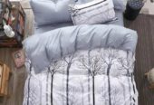 4pcs duvet 6*6 with 1bedsheet , 1 duvet and 2pillowcases