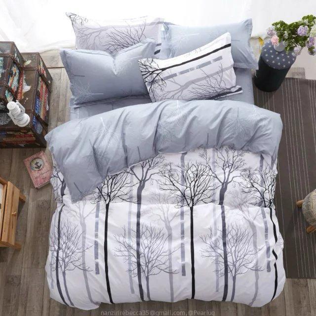 4pcs duvet 6*6 with 1bedsheet , 1 duvet and 2pillowcases